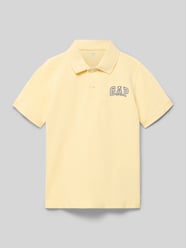 Poloshirt met logo en knoopsluiting van GAP - 10