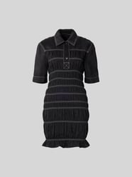 Mini-jurk met korte knoopsluiting van Nanushka - 6