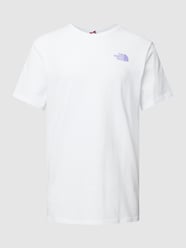 T-Shirt mit Label-Print von The North Face Weiß - 33