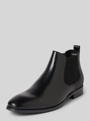 Chelsea Boots aus Leder mit Zugschlaufe Modell 'Stetson' von DIGEL Schwarz - 7