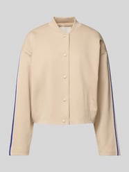 Bomberjacke mit Galonstreifen Modell 'Kate' von ICHI Beige - 24