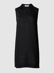Leinenkleid mit Allover-Muster Modell 'Hänger' von s.Oliver RED LABEL Schwarz - 25