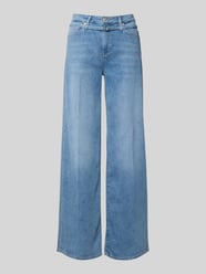 Jeansy o kroju wide fit z dodatkiem lyocellu model 'Sventy' od Raffaello Rossi - 40