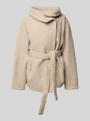 Mantel mit Bindegürtel von Gina Tricot Beige - 1