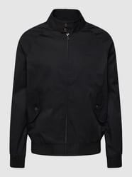 Kurtka z wyhaftowanym logo model ‘SIGNATURE HARRINGTON’ od Ben Sherman Czarny - 28