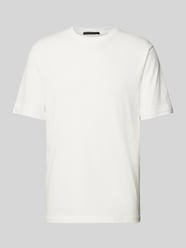 T-Shirt im unifarbenen Design Modell 'RAPHAEL' von Drykorn Weiß - 3