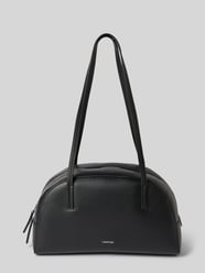 Handtasche mit Label-Applikation Modell 'GLIDE' von CK Calvin Klein Schwarz - 7