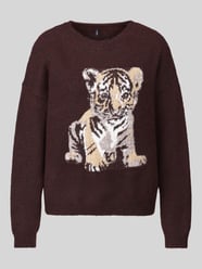 Pullover met tijgermotief-intarsia van ONLY - 28
