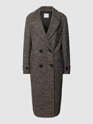 Płaszcz ze wzorem w pepitkę od s.Oliver BLACK LABEL Czarny - 22