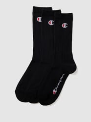 Sokken met logodetail van CHAMPION Grijs / zwart - 33