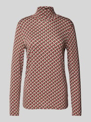 Shirt met lange mouwen en col van Christian Berg Woman Bruin - 3