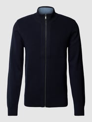 Strickjacke mit Stehkragen von MCNEAL Blau - 21
