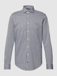 Slim Fit Business-Hemd mit Streifenmuster von Tommy Hilfiger Tailored Blau - 6