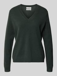 Sweter z dzianiny z dekoltem w serek od Christian Berg Woman - 30