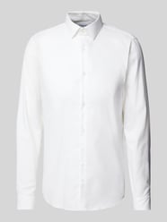 Slim Fit Business-Hemd mit Knopfleiste Modell 'Bari' von CK Calvin Klein Weiß - 13
