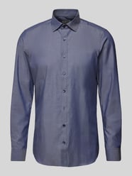 Slim Fit Business-Hemd mit Kentkragen von OLYMP Level Five Blau - 8