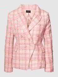 Blazer in bouclélook, model 'BOUCLE' van Bardot Roze - 2
