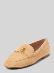 Loafers mit Label-Applikation Modell 'AVERI III' von Lauren Ralph Lauren Beige - 14