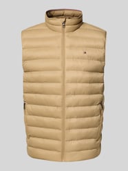 Regular Fit Steppweste mit Logo-Stitching von Tommy Hilfiger Beige - 4