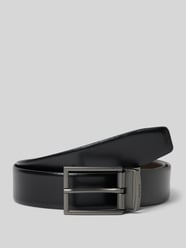 Leren riem met gegraveerd label, model 'Otano' van BOSS - 10