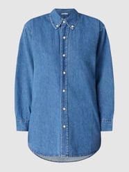 Oversized Jeansbluse mit überschnittenen Schultern Modell 'Resa' von LTB Blau - 25