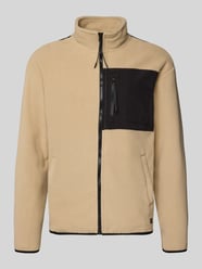 Sweatjack met opstaande kraag van Blend Beige - 46