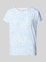 T-Shirt mit Rundhalsausschnitt von s.Oliver RED LABEL Blau - 27