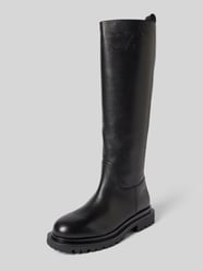 Stiefel aus Leder mit Label-Detail von Marc Cain Bags & Shoes Schwarz - 43