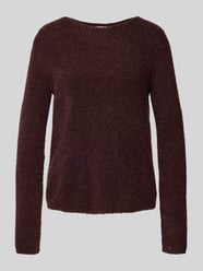 Regular Fit Strickpullover aus Schurwoll-Mix mit Alpaka-Anteil von Marc O'Polo Bordeaux - 45