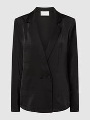 Blazer aus Satin Modell 'Leelou' von Neo Noir Schwarz - 19