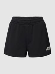 Sweatshorts met labelprint van New Balance Grijs / zwart - 30