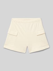 Regular fit sweatshorts met logopatch van CHAMPION Beige - 26