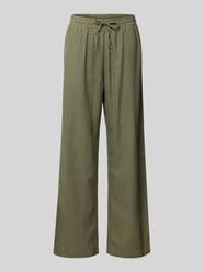 Straight leg linnen broek met steekzakken, model 'Lavea' van FREE/QUENT - 10