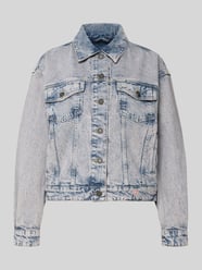 Oversized Jeansjacke mit Brusttaschen und Label-Patch von GUESS Jeans - 26