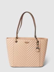 Handtasche mit Steppnähten Modell 'NOELLE' von Guess Braun - 32