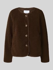Regular Fit Teddyjacke mit Knopfleiste Modell 'ADA' von VILA - 41