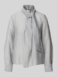 Regular Fit Schluppenbluse mit Streifenmuster von Jake*s Collection - 41
