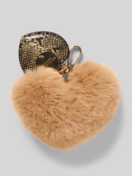 Sleutelhanger in bontlook, model 'Lilleby' van Seidenfelt Beige - 4