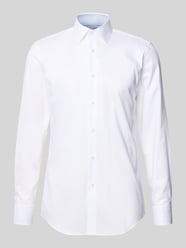 Koszula biznesowa o kroju slim fit z czystej bawełny model 'HANK' od BOSS - 21