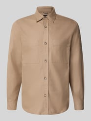 Relaxed Fit Freizeithemd aus Baumwoll-Lyocell-Mix Modell 'OWEN' von BOSS Beige - 1