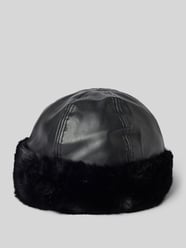 Czapka z obszyciem ze sztucznego futra model „RANDIN” od PIECES - 12