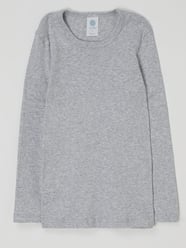 Longsleeve aus Baumwolle von SANETTA Grau / Schwarz - 8
