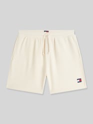 Regular Fit Bermuda aus reiner Baumwolle mit feiner Struktur von Tommy Jeans Beige - 48