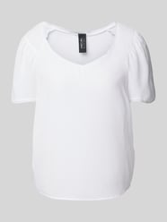 Regular Fit Blusenshirt mit V-Ausschnitt von Marc Cain - 21