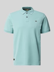 Regular Fit Poloshirt in unifarbenem Design von camel active - 3