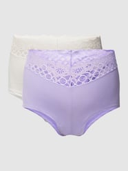 Umstands-Pantie mit floraler Spitze Modell 'SIDSEL' von Mamalicious Lila - 31