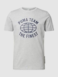 T-Shirt mit Label-Print von PUMA PERFORMANCE Grau - 20