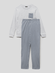 Pyjama mit Brusttasche von OVS Grau - 25