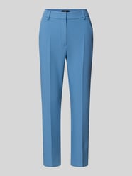 Spodnie z zakładkami w pasie o kroju slim fit z dodatkiem wiskozy model „RANA” od Weekend Max Mara - 7