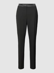 Stoffhose mit Label-Applikation von comma Schwarz - 11